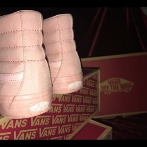 METALLIC SK8 HIGHTOP VANS